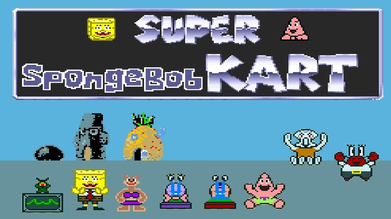 Super SpongeBob Kart | Hack of Super Mario Kart (2014)