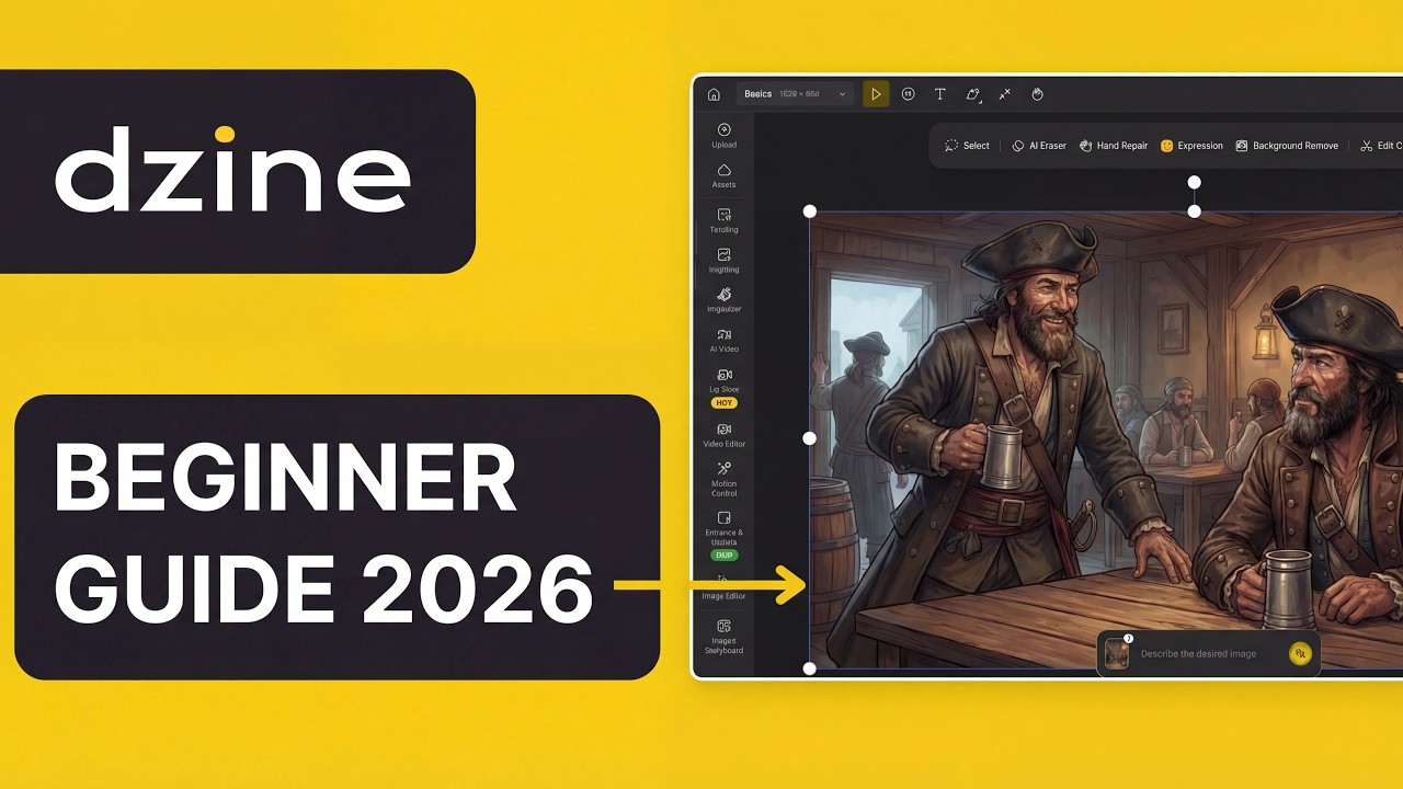How to Create AI Videos with Dzine AI (Beginner Tutorial)