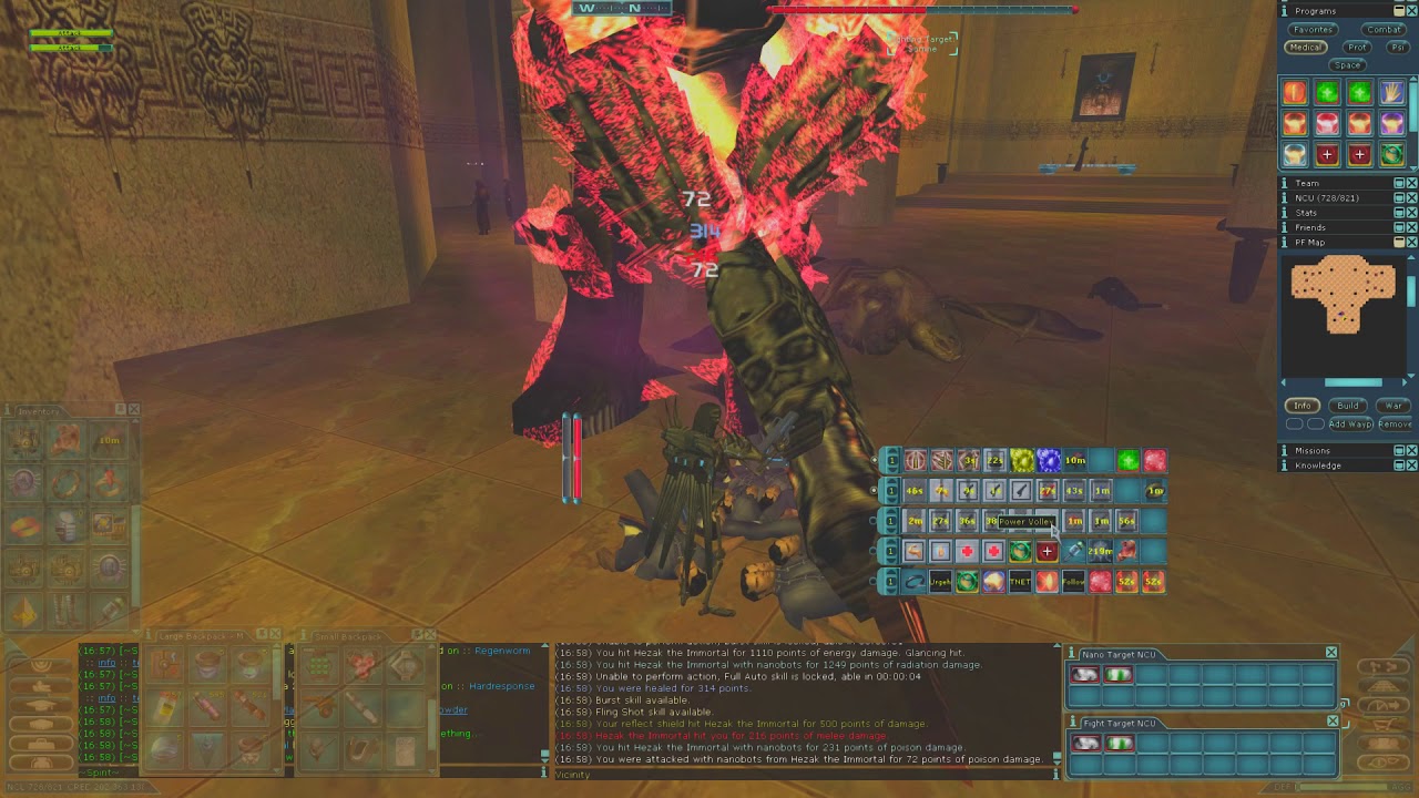 Anarchy Online - 220 Soldier vs Hezak the Immortal