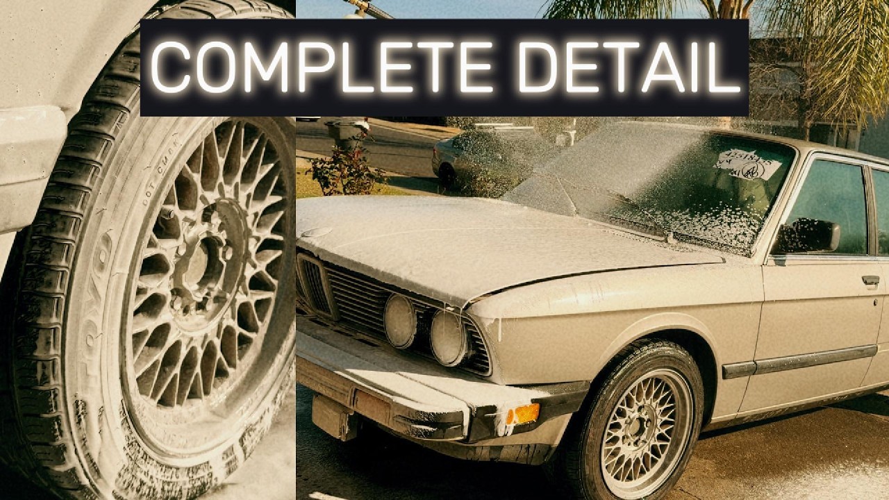 DETAILING BARN FIND BMW E28 - Relaxing/Cinematic
