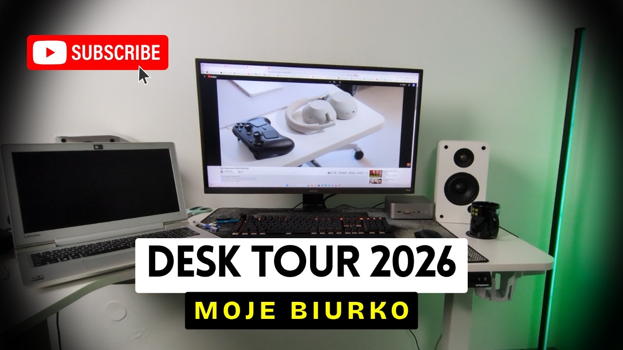 Moje miejsce pracy w 2026: DESK TOUR i ulubiony sprzęt