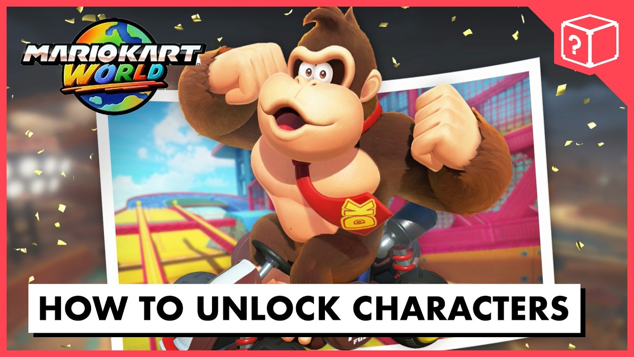 How to unlock characters in Mario Kart World