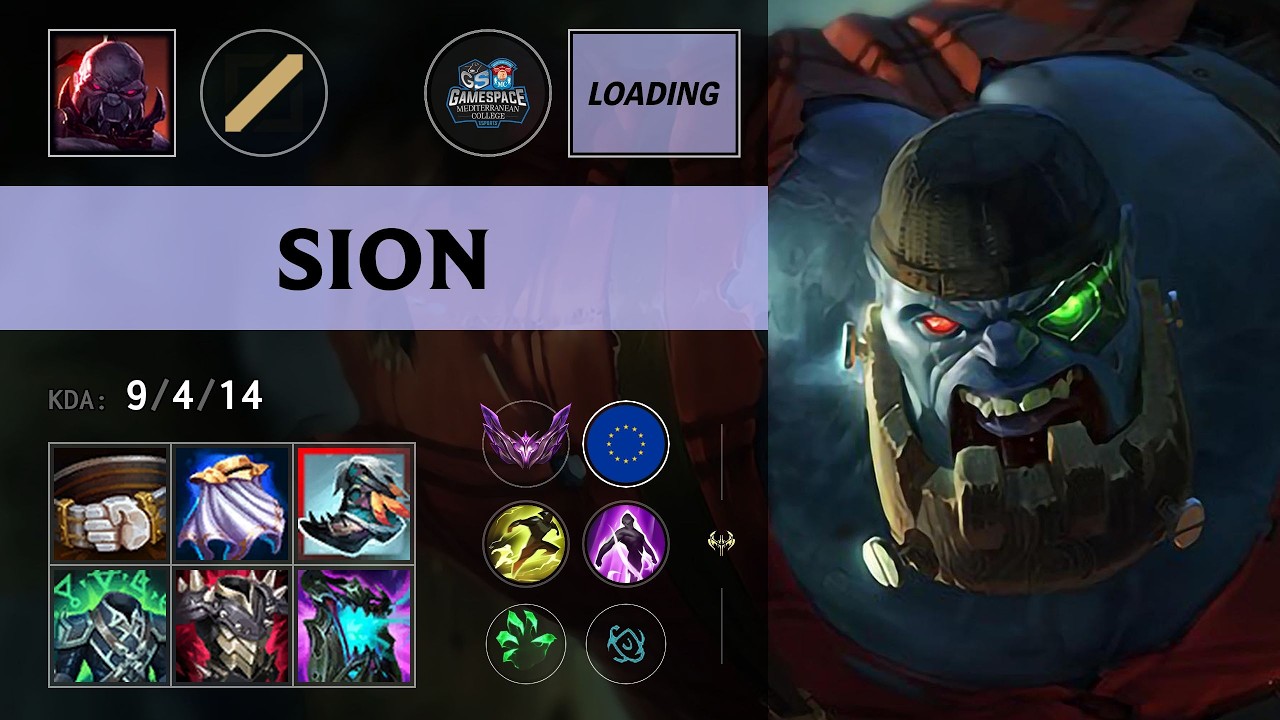(GSMC Loading) Sion Mid vs Sylas - EUW Master Patch 26.14
