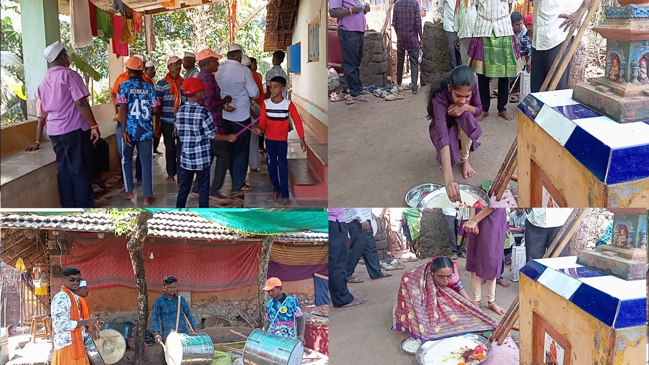 कात्रादेवीवाडी चे देवखेळे आले आमच्या बुरंबेवाडीमध्ये 
