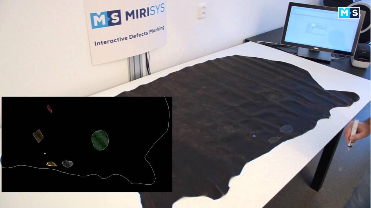 Leather interactive defects marking software by MiriSys