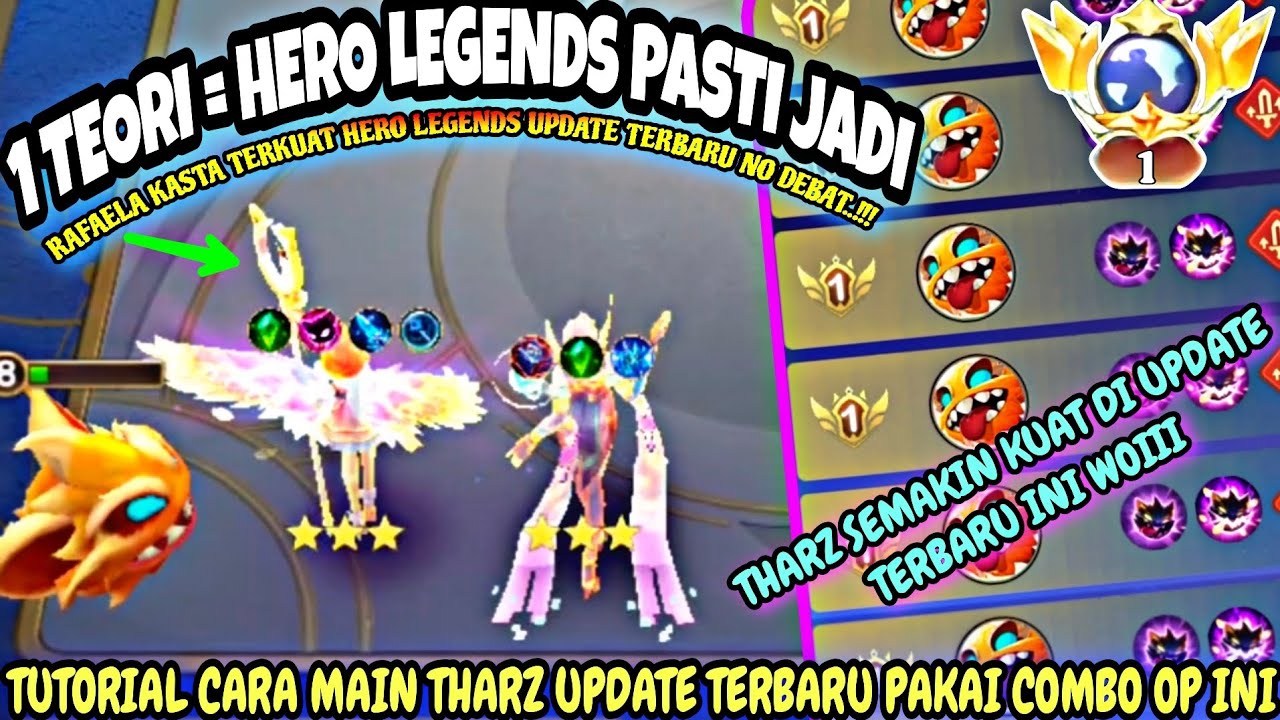 1 TEORI = HERO LEGENDS PASTI JADI !! TUTORIAL CARA MAIN THARZ AWAL SEASON DIJAMIN JUARA TERUS - MCGG