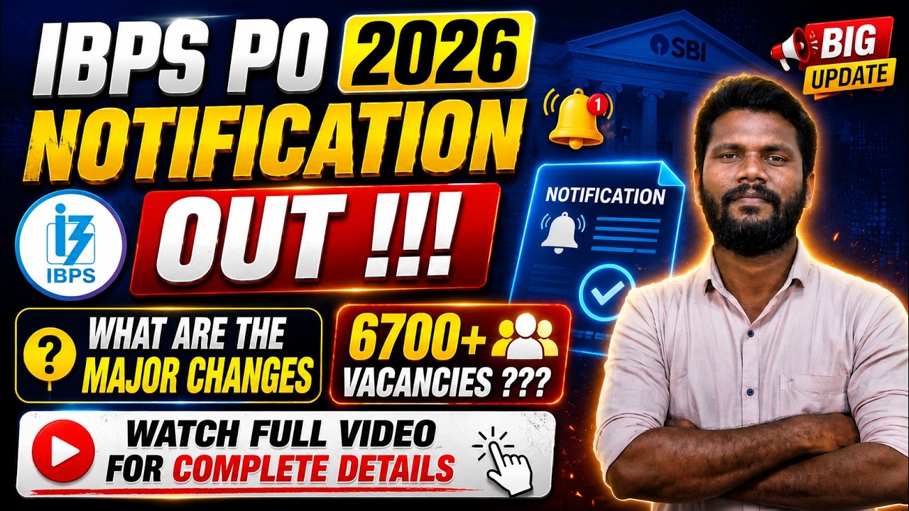 IBPS PO 2026 Notification | 6700+ Vacancies | Qualification, Age, Syllabus, Salary & Full Strategy