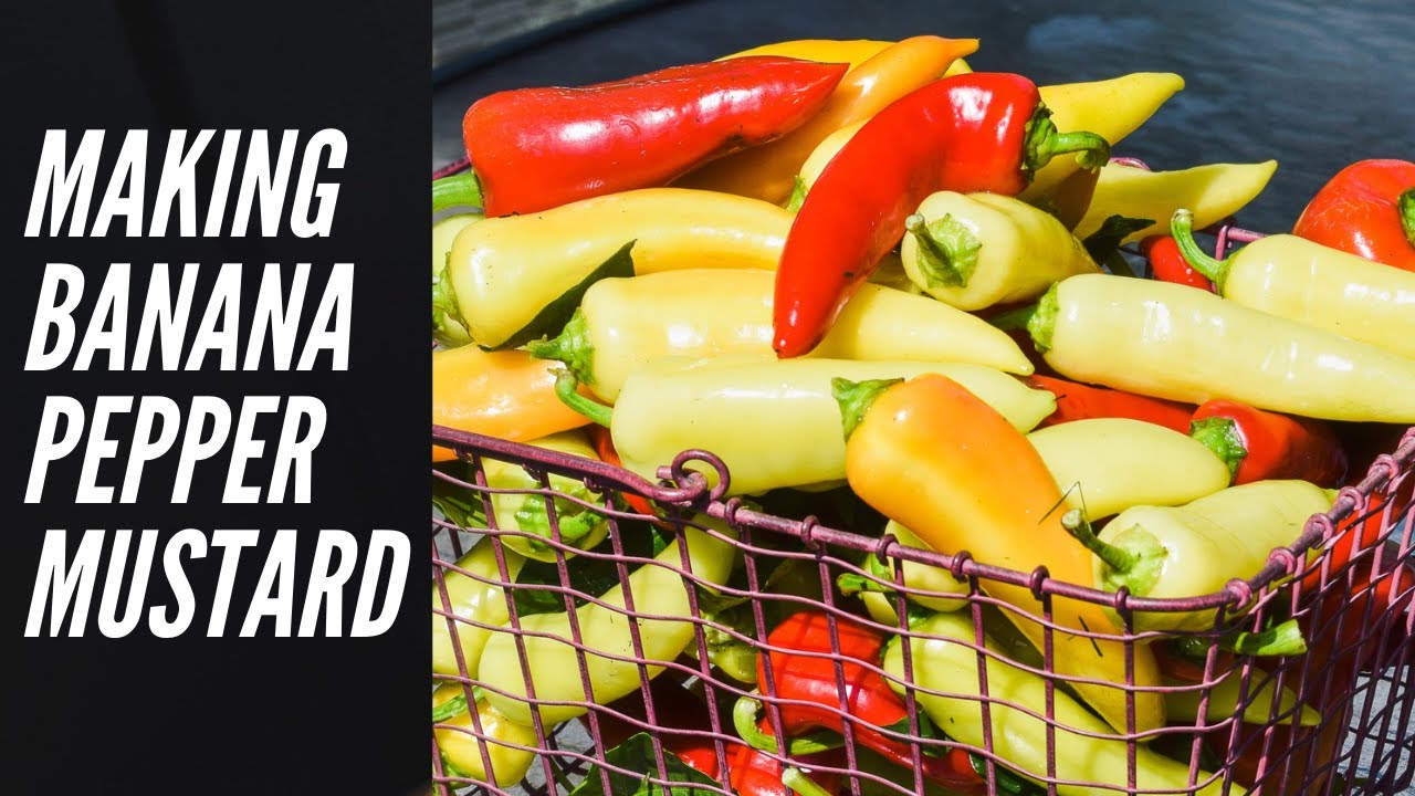 BANANA PEPPER MUSTARD. The best topping for brats, burgers, and MORE!