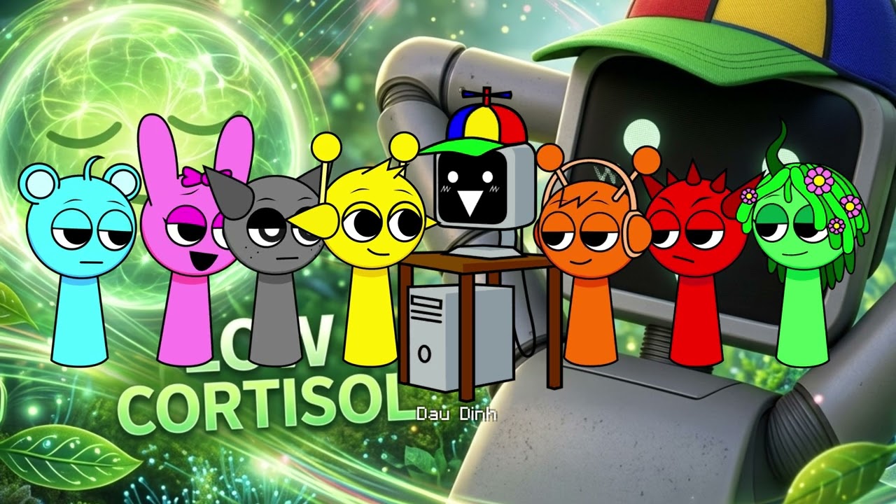 Low Cortisol Song 🌿 Sprunki MOD COVER (Relaxing Incredibox Style)