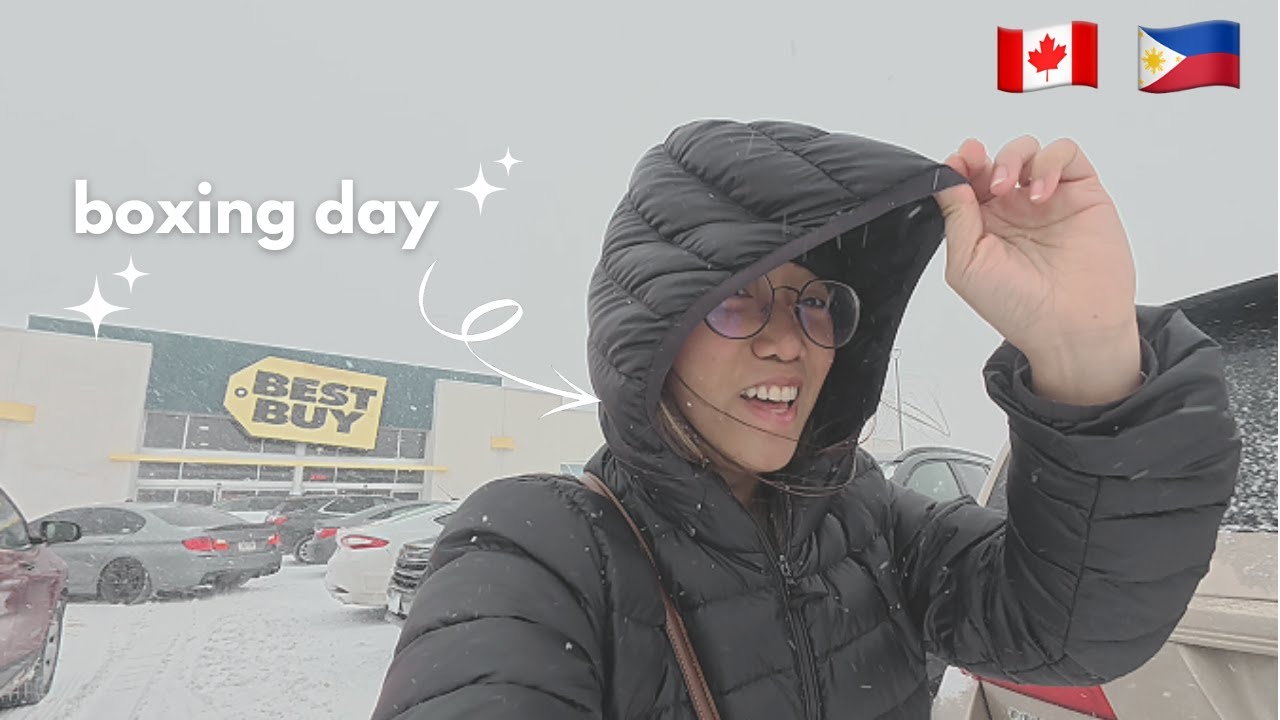 BOXING DAY + NOOD NG SINE | FILIPINO OWP+INTERNATIONAL STUDENT CANADA JOURNEY