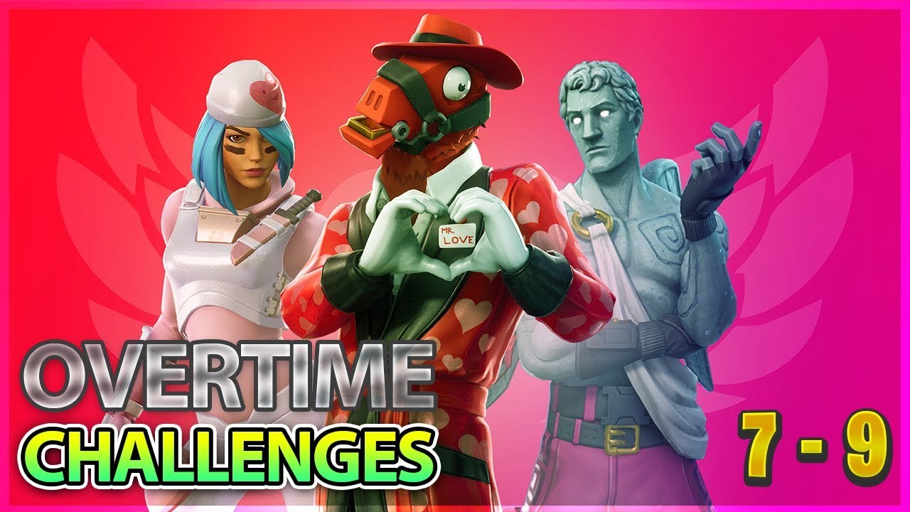 Fortnite Overtime Challenges Guide - Challenges 7 - 9 Free Season 8 Battle pass