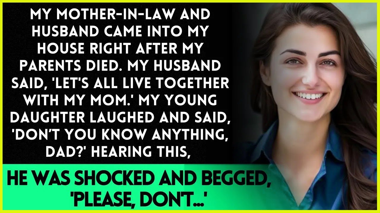 After my parents' funeral, my husband claimed the house I inherited, and my daughter laughed