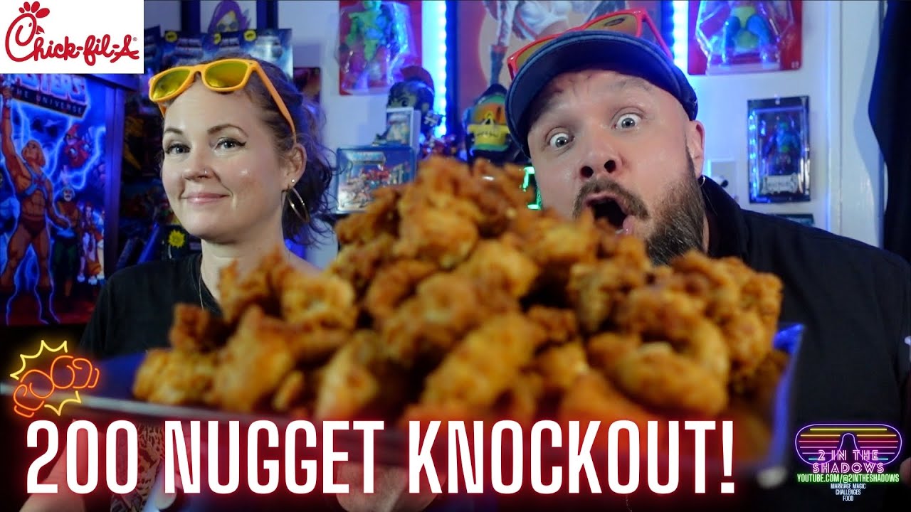 200 Chick-Fil-A Chicken Nuggets, 200 Subscribers, 10 Minutes, 2 in the Shadows!