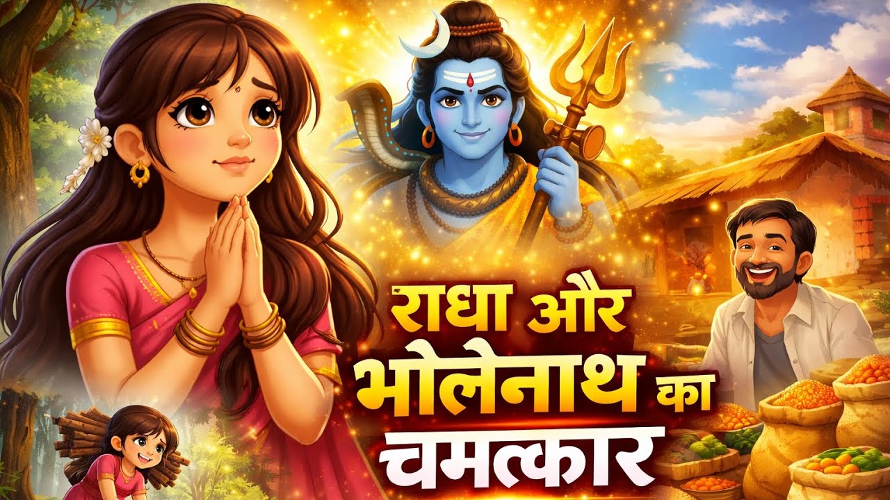 राधा  और  भोलेनाथ  का  चमत्कार || Radha aur bhole Baba ka Chamatkar kahani bhole Baba ki kahani vira