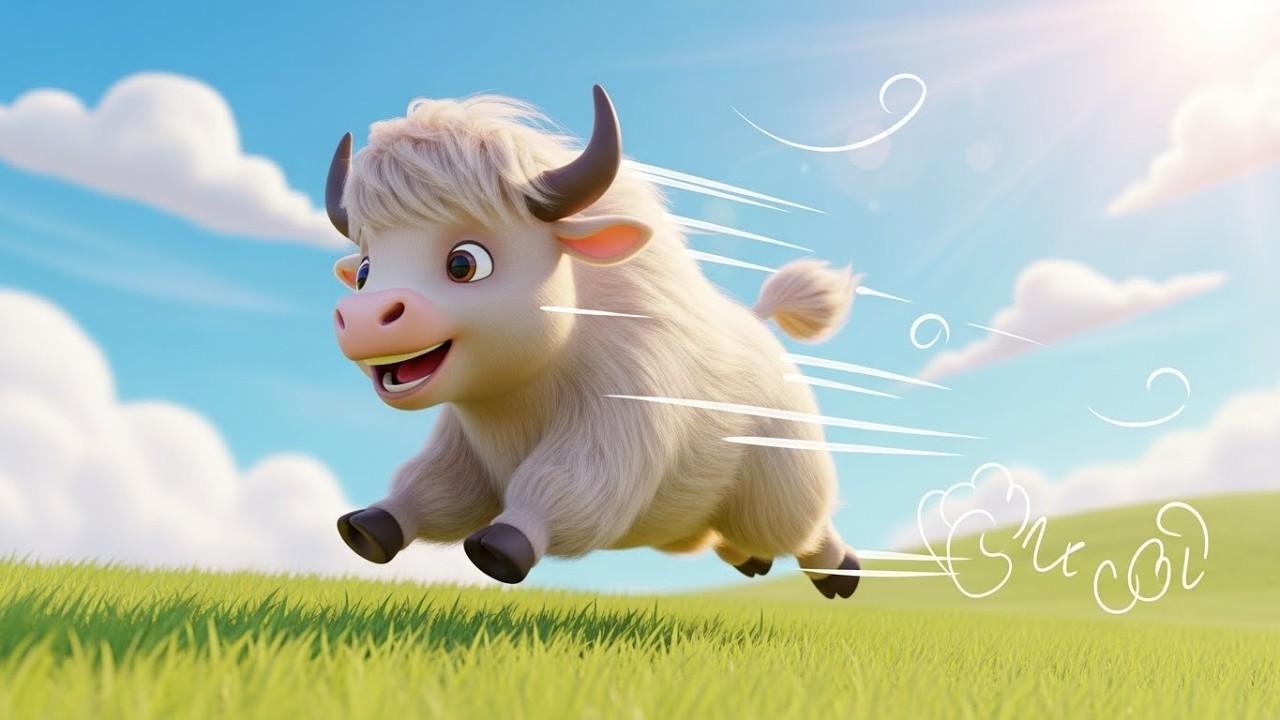 Ветреная поездка малыша Яка 🐃🌬️😊 | Мультфильм для детей и весёлые приключения