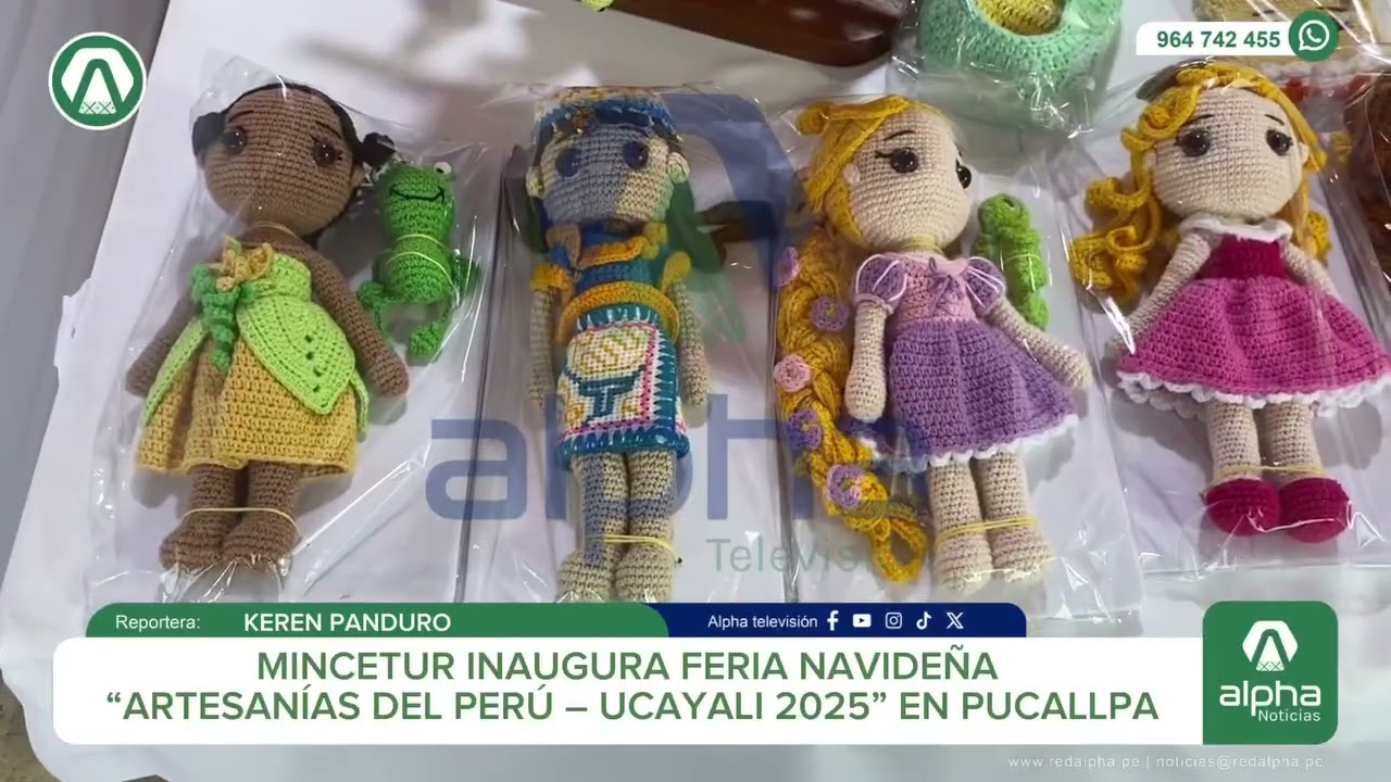 MINCETUR inaugura feria navideña “Artesanías Del Perú – Ucayali 2025” en Pucallpa