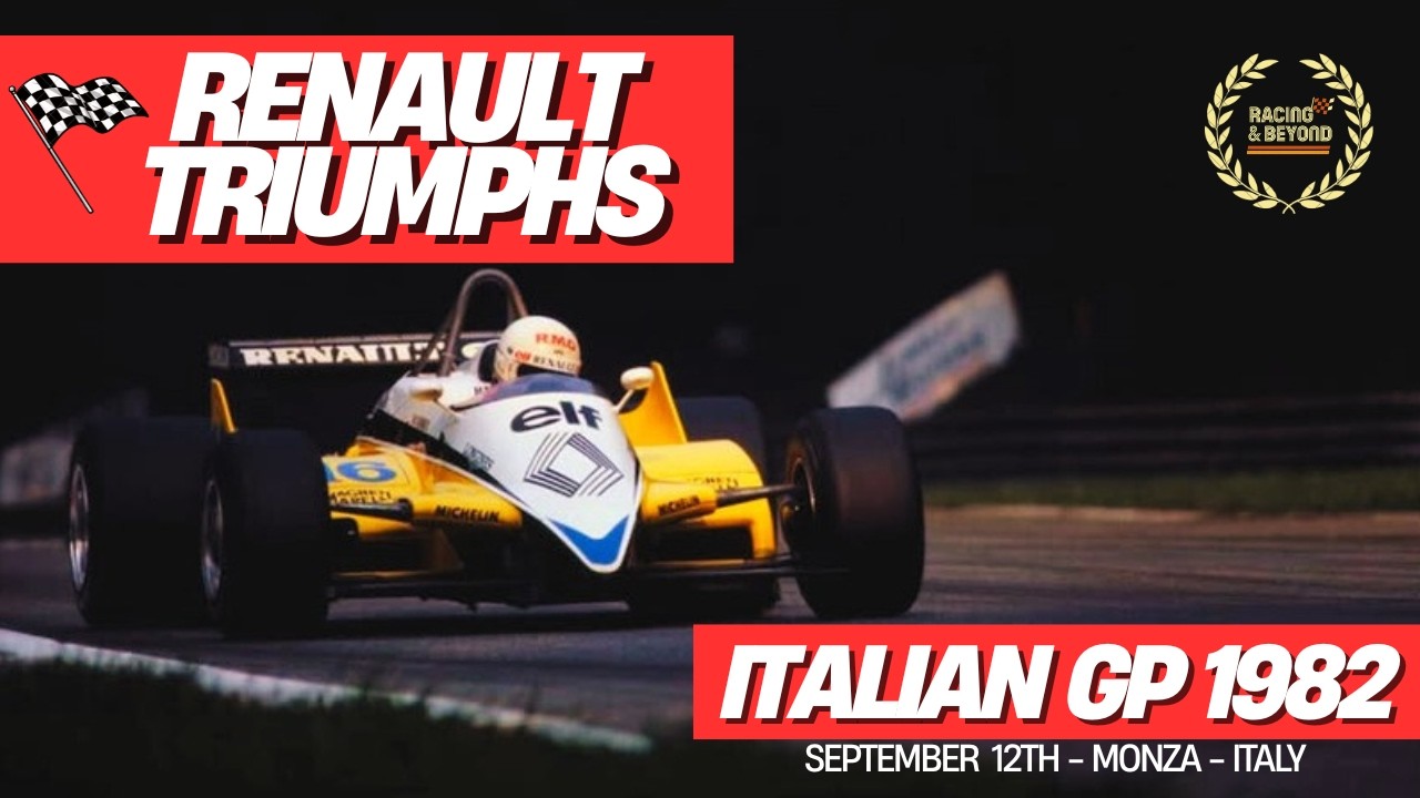 Formula 1 1982 Italian GP | Arnoux's Triumph and Andretti's Farewell at Monza | Full Race