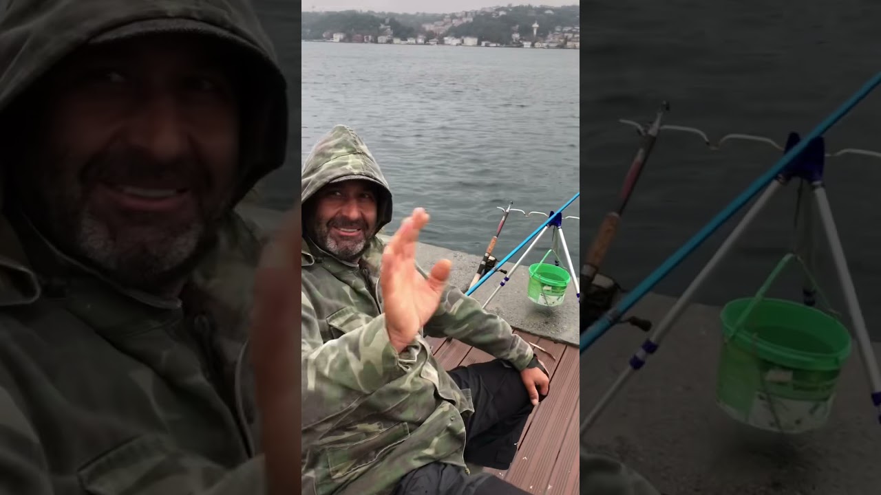 Emirgan yemli l&uuml;fer avı .! kerim abi l&uuml;feri aldı.! Kofana gibi