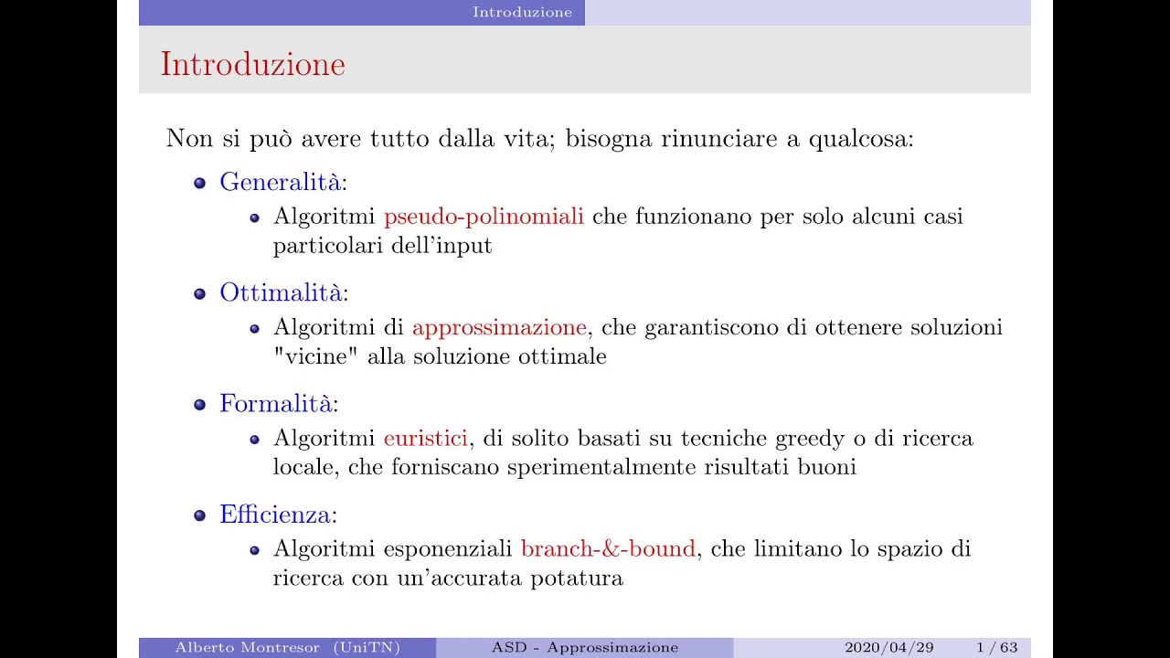 Capitolo 19 - Problemi intrattabili - 1 - Introduzione