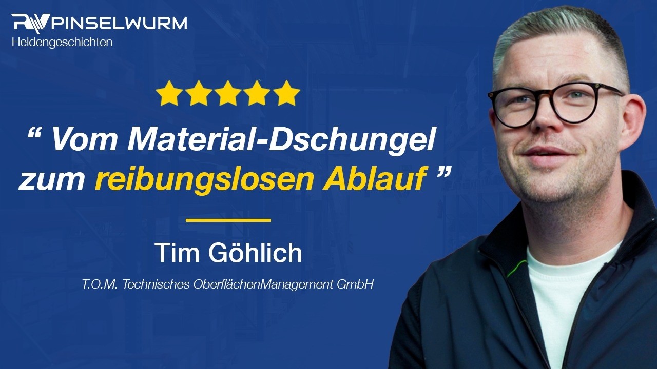 Reibungsloser Ablauf mit Pinselwurm - T.O.M. Kundenstimme