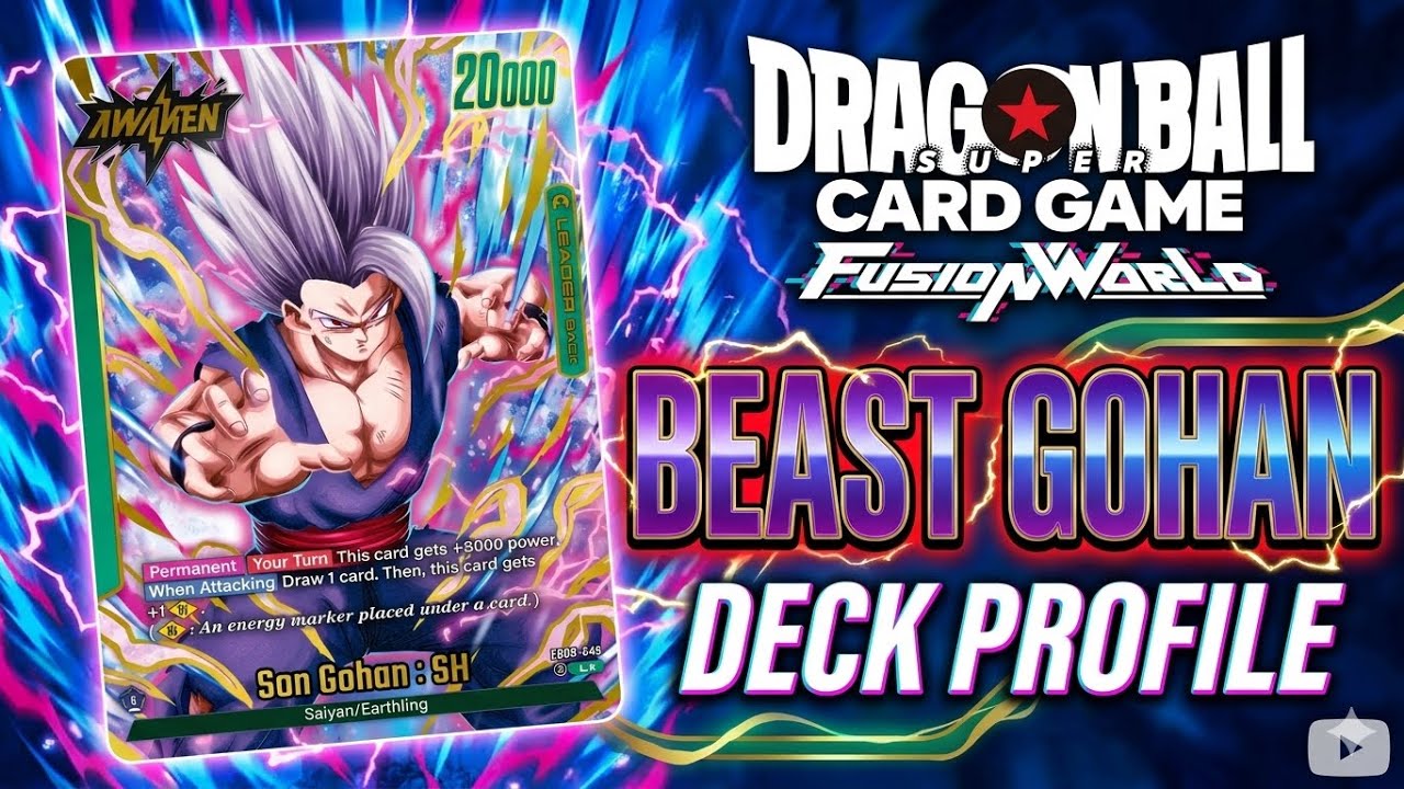 Dragon Ball Fusion World - Колода Гохана-Зверя (FB09), победитель мероприятия по случаю выхода игры.