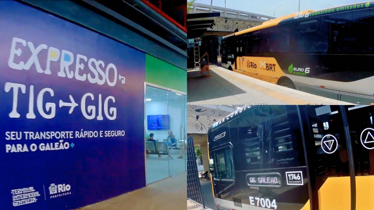 Linha direta de ônibus - Rodoviária do Rio ➜ Aeroporto do Galeão (Trajeto completo)