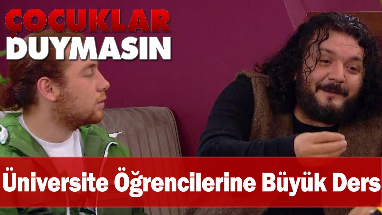 Filozoftan üniversite öğrencilerine büyük ders! - Çocuklar Duymasın