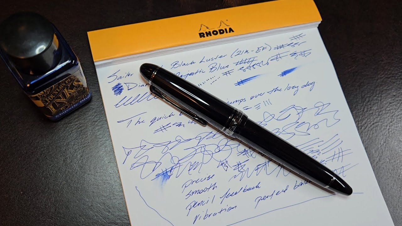 Sailor 1911L Black Luster Fountain Pen Review