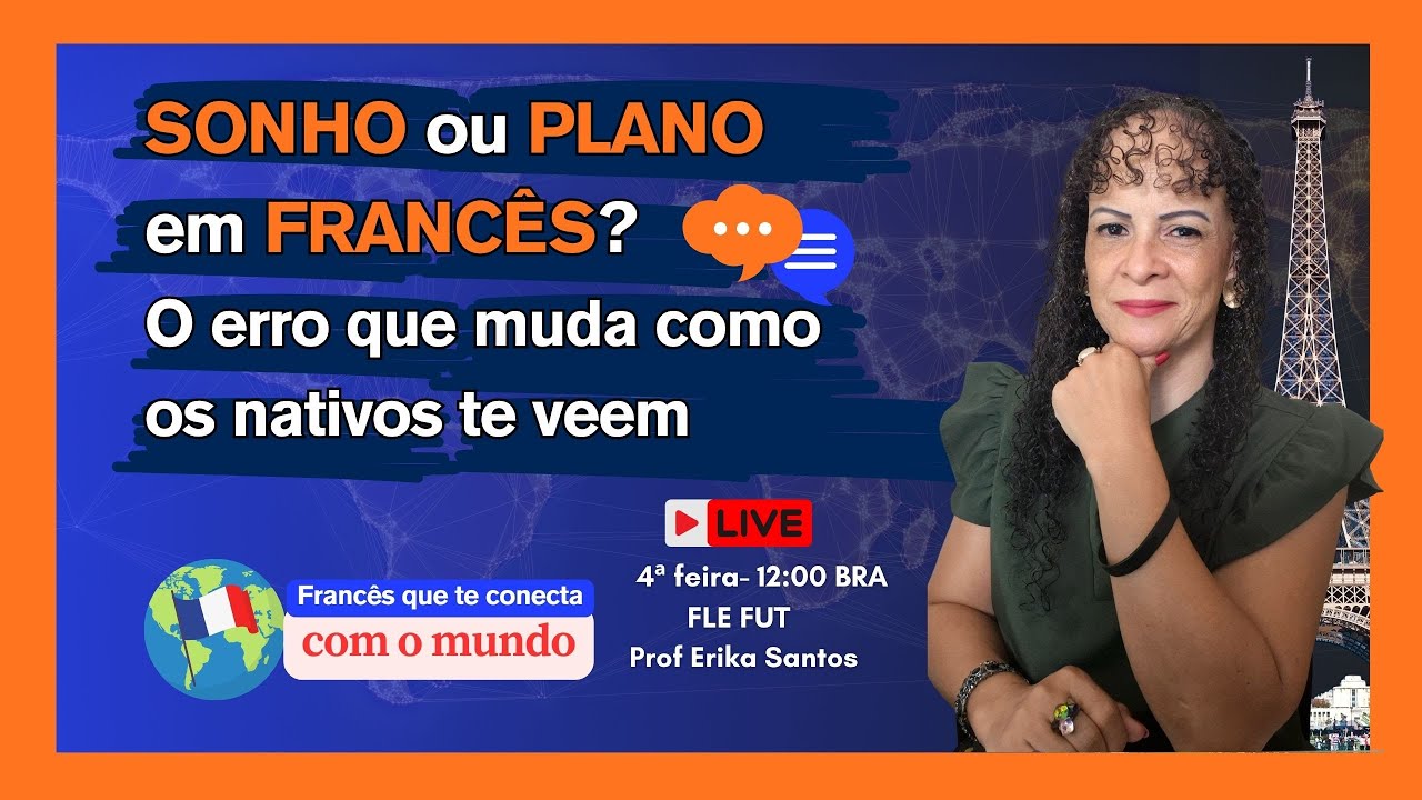 SONHO ou PLANO em FRANCÊS? O erro que muda como os nativos te veem #fle #france #francesonline #delf