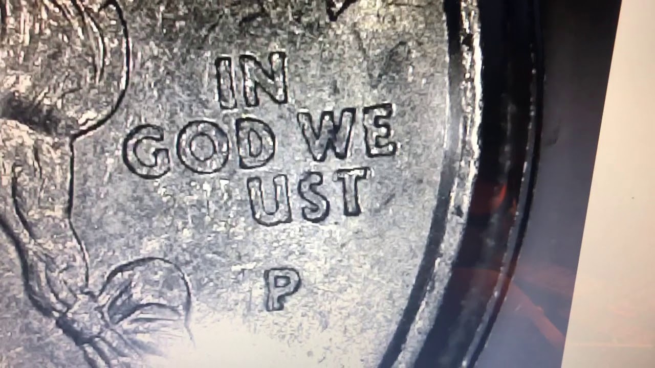 Close up on the 2005 Kansas State Quarter &ldquo;In God We Rust&rdquo; Error!