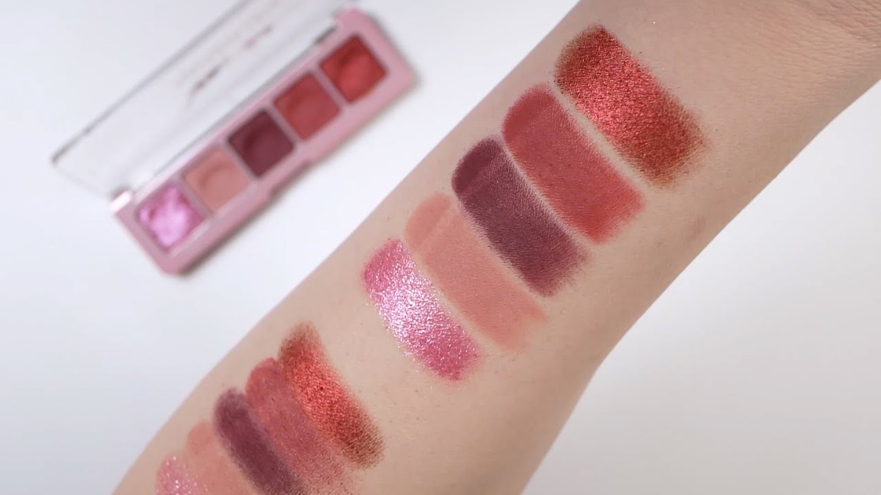 Natasha Denona Mini Crush Palette Live Swatches