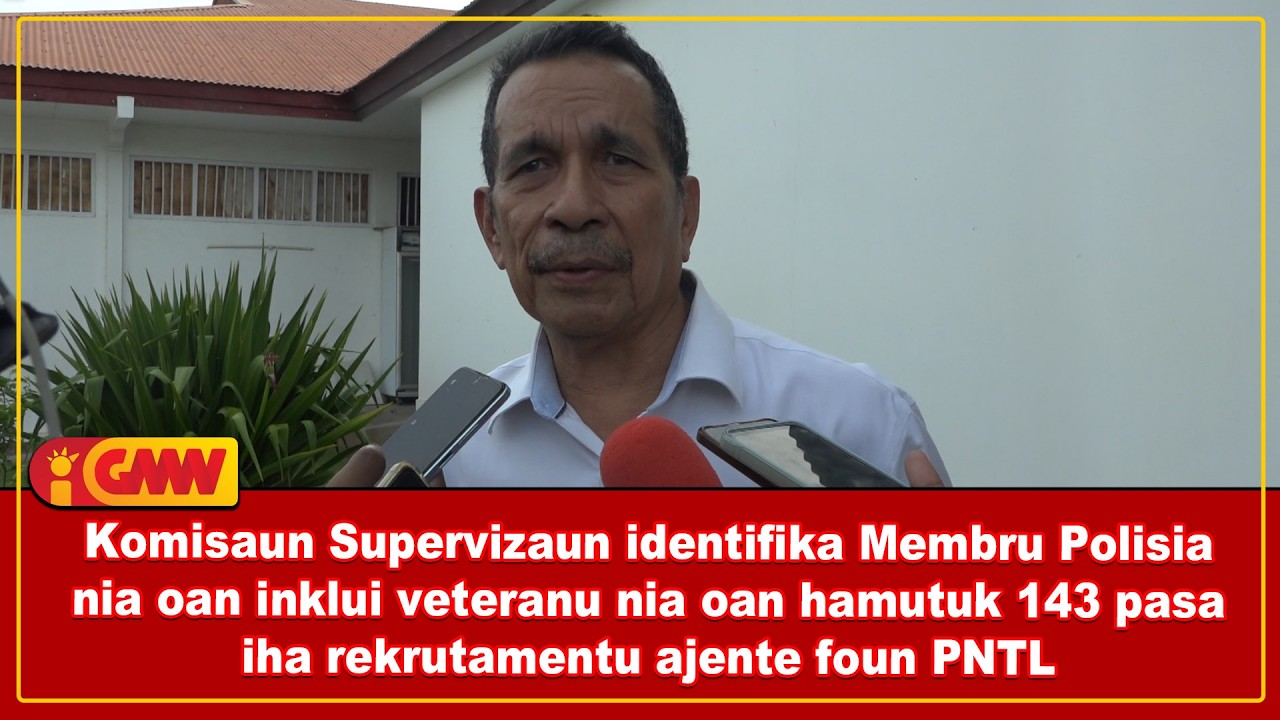Komisaun Supervizaun identifika Membru Polisia no veteranu nia oan hamutuk 143 pasa iha rekrutamentu