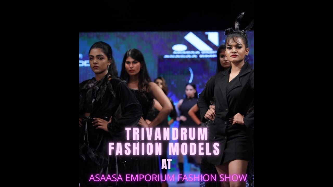 Trivandrum Fashion Models on the runway of Asaasa Emporium Fashion Show
