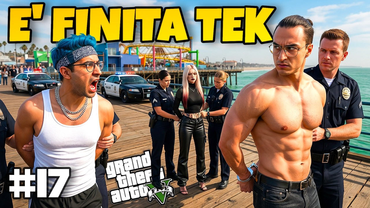 🔥TUBERANZA E TEKNOYD LITIGANO DOPO UN INSEGUIMENTO FOLLE SU GTA5 RP