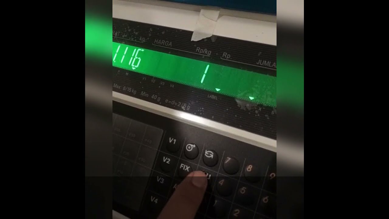 SETTING TIMBANGAN DIGI SM100P