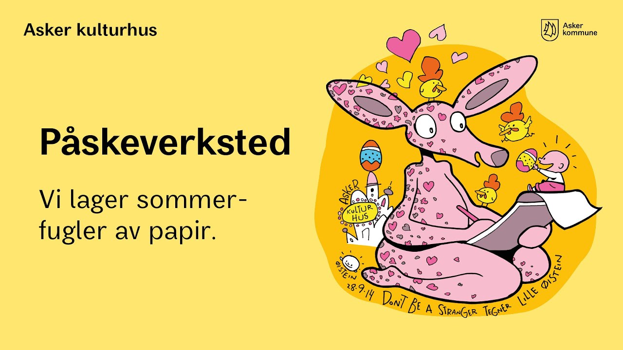Digitalt p&aring;skeverksted: Vi lager sommerfugler av papir