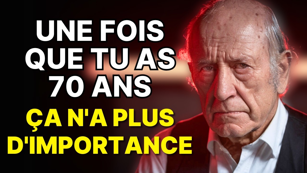 9 choses qui n'ont plus de sens après 70 ans ! LA SAGESSE DES ANCIENS