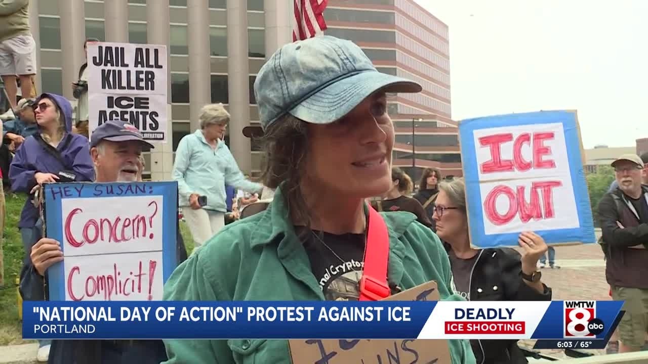 Anti-ICE protest in Portland part of 