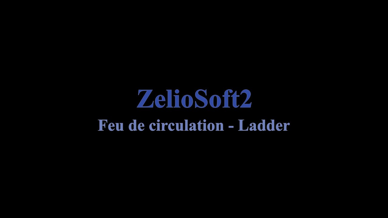 ZelioSoft2 - Feu de circulation en Ladder