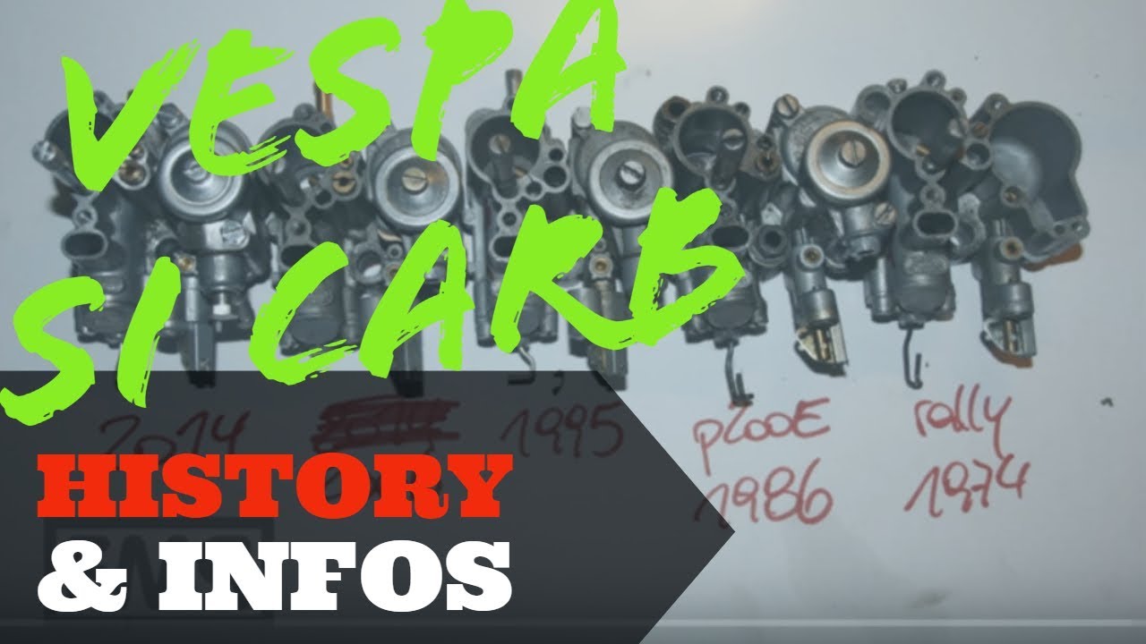 vespa SI 24 CARB HISTORY / dellorto spaco / si 15-17-20-24-26mm / FMPguides