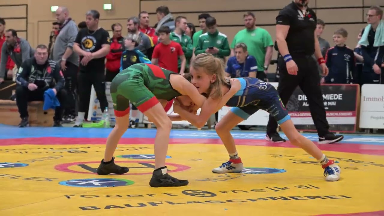 U12 Broghammer vs Böhm 29kg. Württ. Meisterschaften 2025 Freistil Ringen/Wrestling