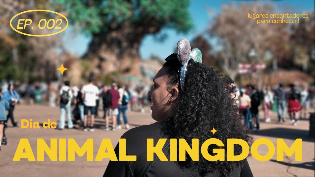 EP 002 DISNEY - FIZEMOS UM SAFARI!!! PRIMEIRO dia de PARQUE #vlog #vlogdisney  #orlandoflorida