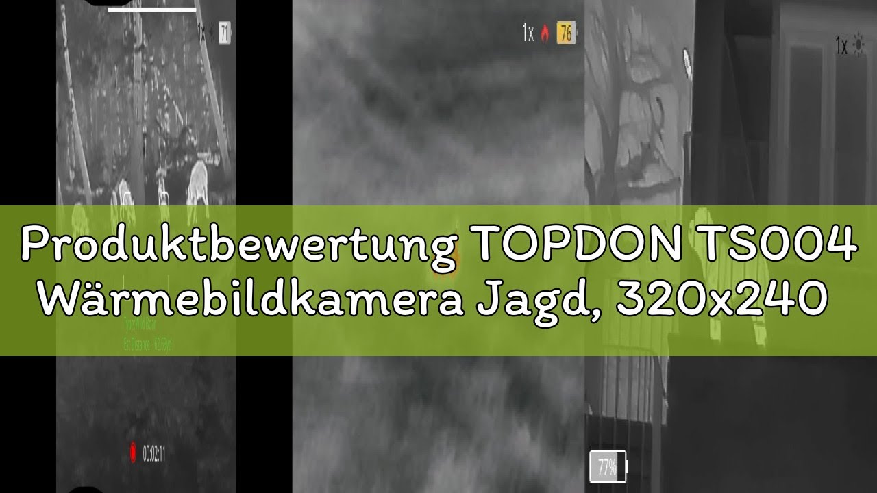 Produktbewertung TOPDON TS004 Wärmebildkamera Jagd, 320x240 TISR IR-Auflösung 50Hz Wärmebild-Monokul