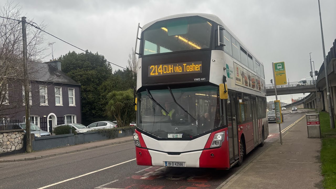 Bus Eireann VWD441 Volvo B5TL Wright Eclipse Gemini 3 Route 214 Glanmire To Tivoli