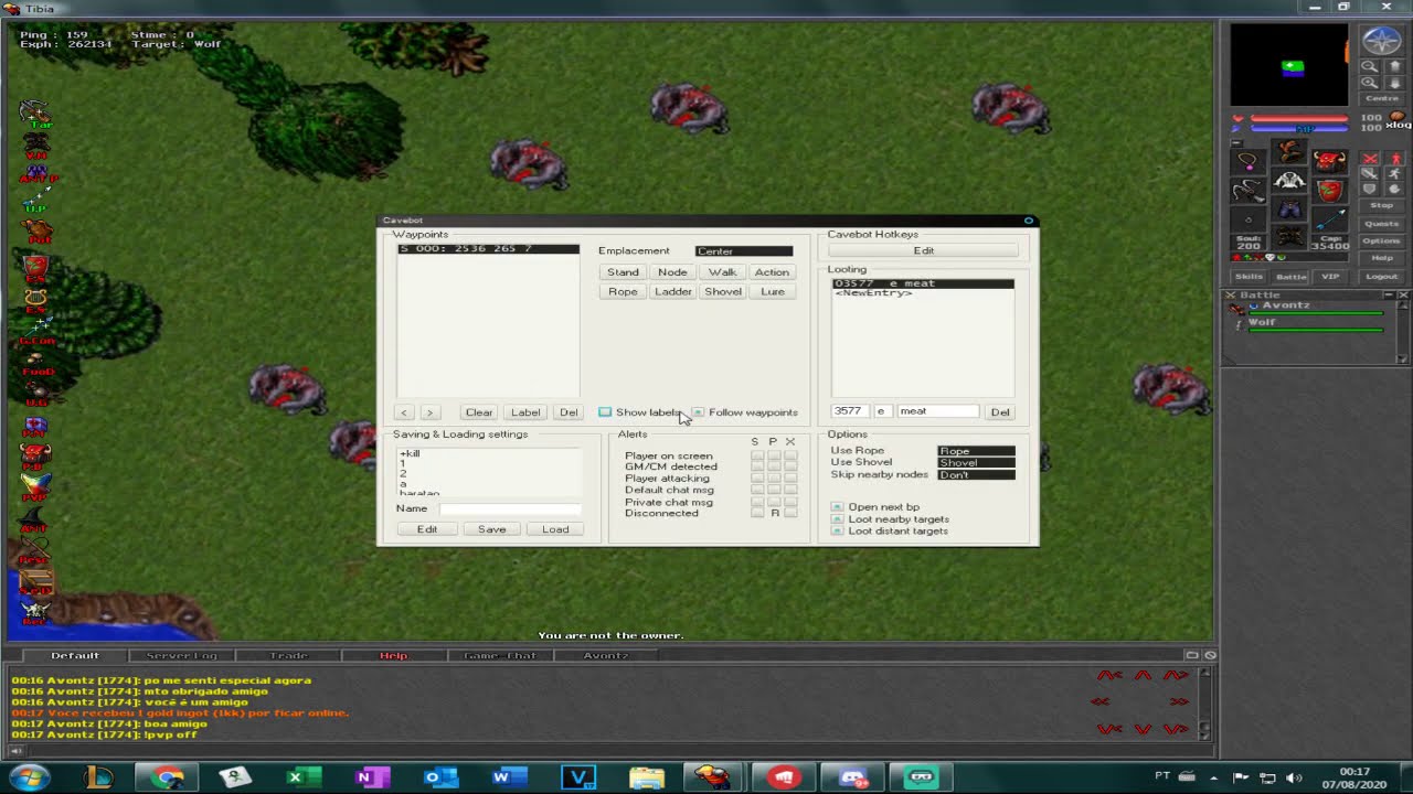 Como colocar ELFbot para pegar loot  ATUALIZADO