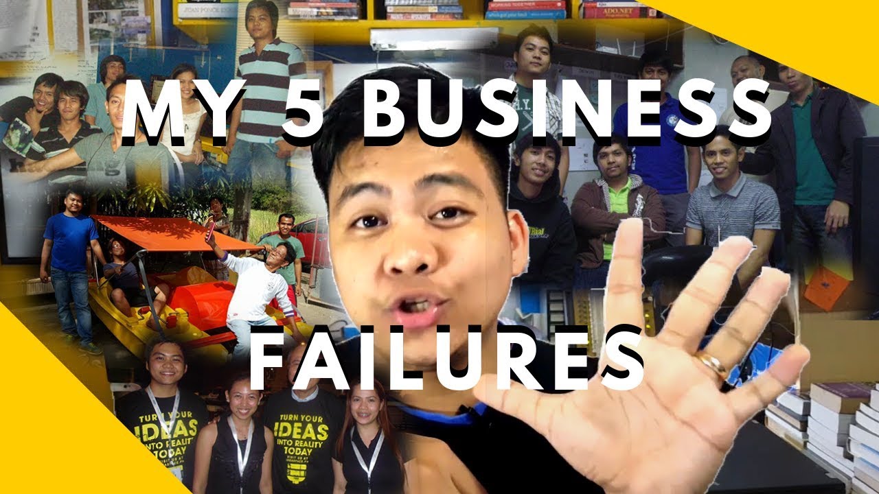 My 5 Business Failures and What Did I Learn - Negosyo Tips Philippine Business