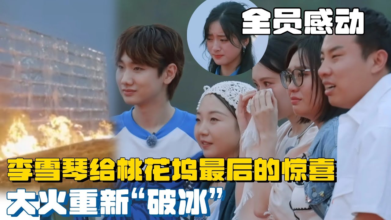 【Sub】李雪琴给桃花坞准备最后一个惊喜：离别时重新“破冰”，到底还要赚我多少眼泪😭 #五十公里桃花坞 #综艺 #shenyue