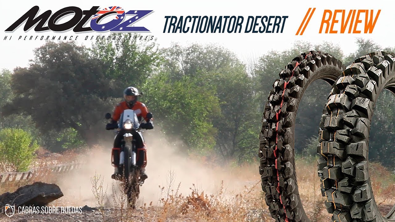 MOTOZ Tractionator Desert | KTM 990 | Review | Cabras Sobre Ruedas