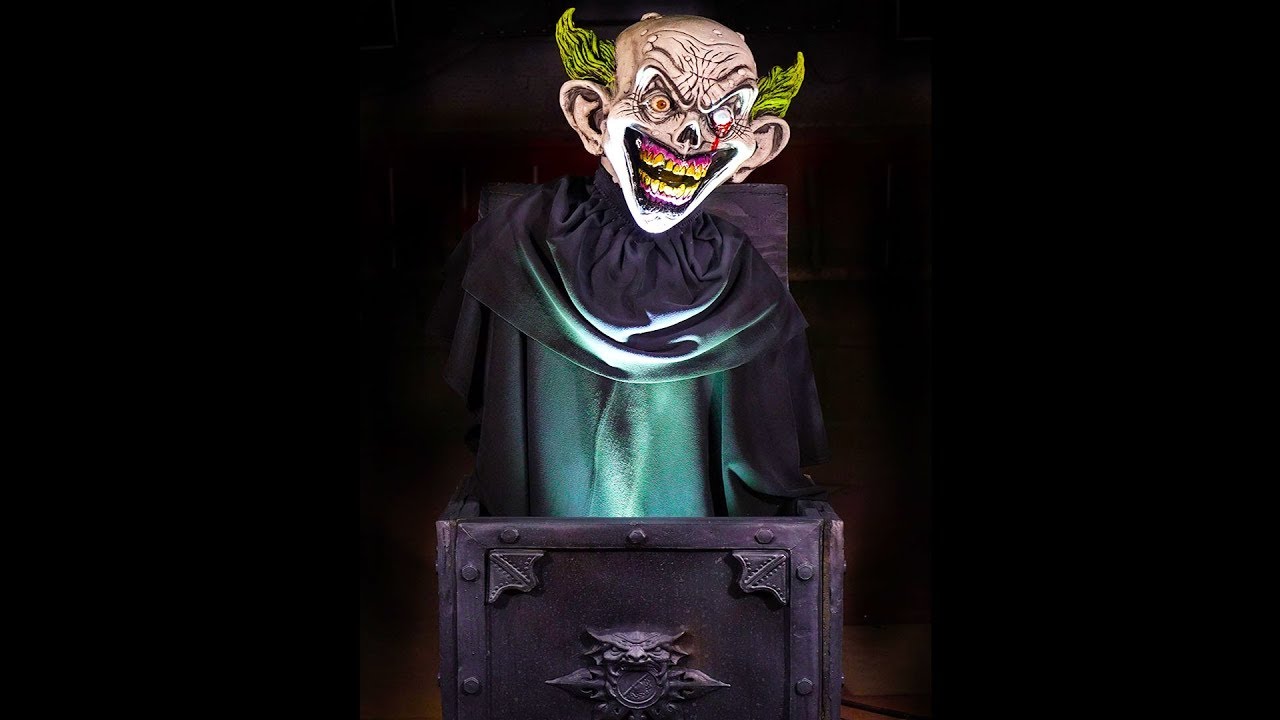 Giant Evil Toy "Attack-in-the-Box" Scary Halloween Animatronic