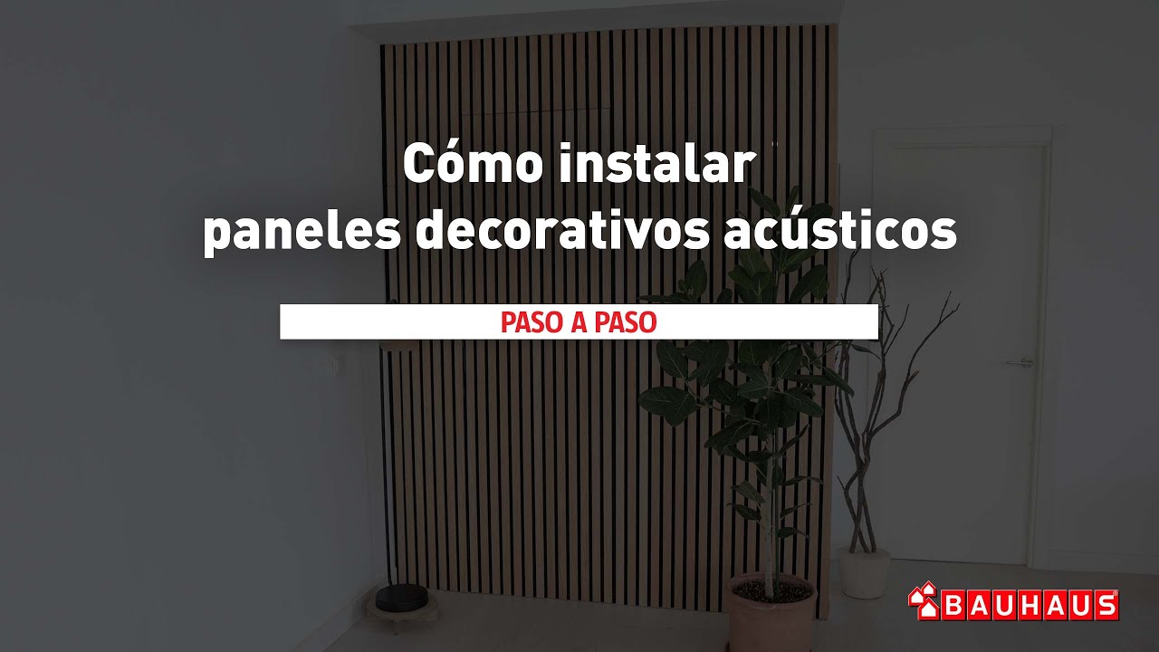 Cómo colocar paneles decorativos| BAUHAUS